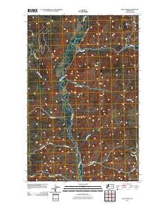 Louie Creek 2011 topographic map thumbnail