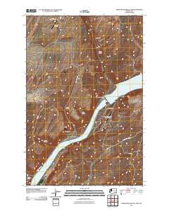 Lower Monumental Dam 2011 topographic map thumbnail