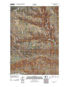Luna Gulch 2011 topographic map thumbnail