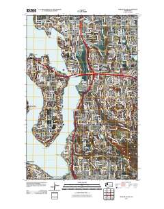Mercer Island 2011 topographic map thumbnail