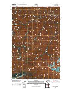 Mount Carrie 2011 topographic map thumbnail