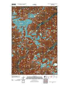 Mount Challenger 2011 topographic map thumbnail