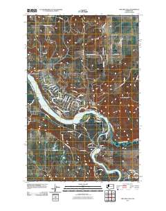 Nine Mile Falls 2011 topographic map thumbnail