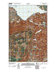 O'Sullivan Dam 2011 topographic map thumbnail