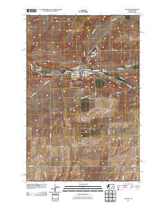 Odessa 2011 topographic map thumbnail