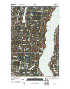 Olalla 2011 topographic map thumbnail