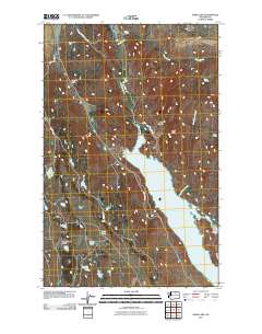 Omak Lake 2011 topographic map thumbnail