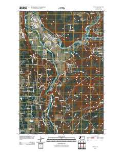 Orting 2011 topographic map thumbnail