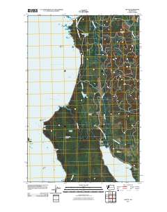 Ozette 2011 topographic map thumbnail