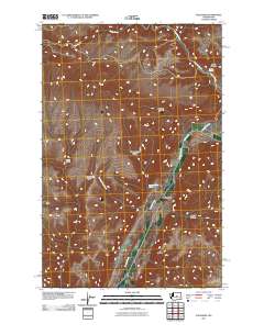 Palisades 2011 topographic map thumbnail