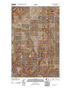 Piersol Hills 2011 topographic map thumbnail
