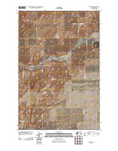 Pizarro 2011 topographic map thumbnail