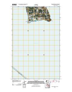 Point Roberts 2011 topographic map thumbnail