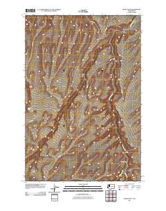 Poisel Butte 2011 topographic map thumbnail