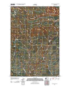 Poland Butte 2011 topographic map thumbnail