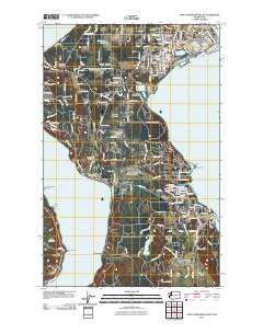 Port Townsend South 2011 topographic map thumbnail