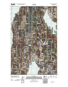 Poulsbo 2011 topographic map thumbnail