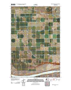 Priest Rapids NE 2011 topographic map thumbnail