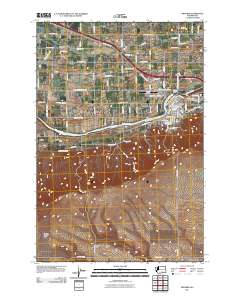 Prosser 2011 topographic map thumbnail