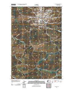 Pullman 2011 topographic map thumbnail