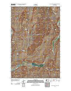 Rattlesnake Canyon 2011 topographic map thumbnail