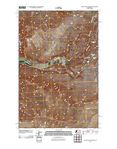 Rattlesnake Springs 2011 topographic map thumbnail