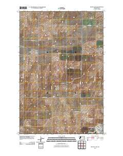Ritzville NW 2011 topographic map thumbnail