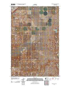 Ritzville SE 2011 topographic map thumbnail