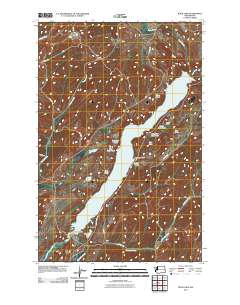 Rock Lake 2011 topographic map thumbnail