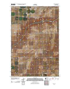 Ruff 2011 topographic map thumbnail