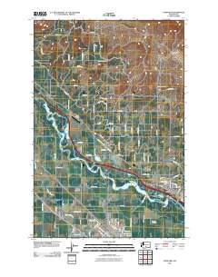 Toppenish 2011 topographic map thumbnail