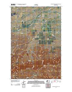 Toppenish Mountain 2011 topographic map thumbnail