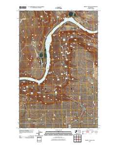 Trefry Canyon 2011 topographic map thumbnail