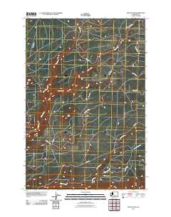 Twin Buttes 2011 topographic map thumbnail