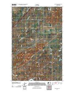 Lance Hills 2011 topographic map thumbnail