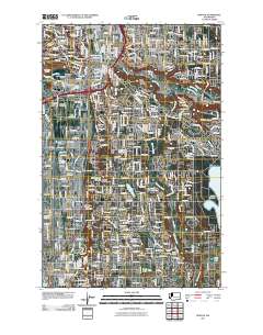 Renton 2011 topographic map thumbnail