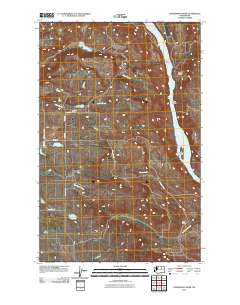 Sanderson Creek 2011 topographic map thumbnail