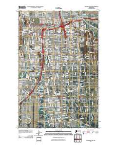 Tacoma South 2011 topographic map thumbnail
