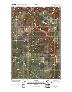 Spangle East 2011 topographic map thumbnail