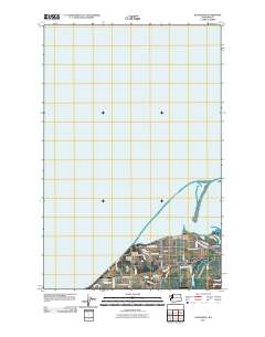 Dungeness 2011 topographic map thumbnail