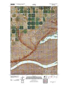 Vernita Bridge 2011 topographic map thumbnail