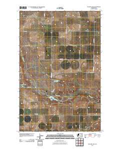 Wagner Lake 2011 topographic map thumbnail