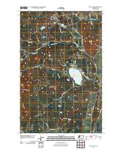 Waitts Lake 2011 topographic map thumbnail