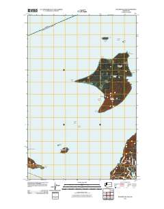 Waldron Island 2011 topographic map thumbnail