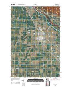 Wapato 2011 topographic map thumbnail