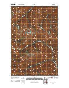 Wellesley Peak 2011 topographic map thumbnail