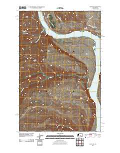 West Bar 2011 topographic map thumbnail