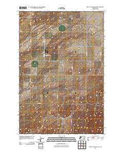West of Washtucna 2011 topographic map thumbnail