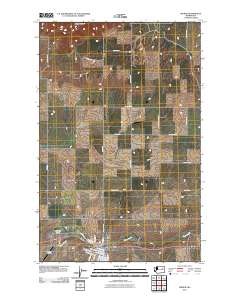 Wilbur 2011 topographic map thumbnail