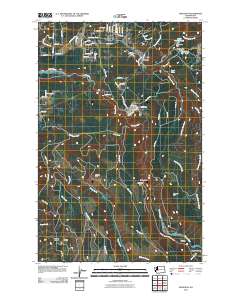 Wilkeson 2011 topographic map thumbnail